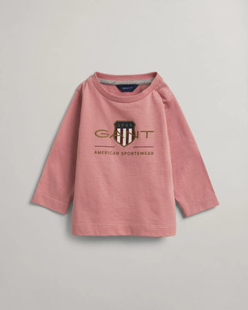 Βρεφική Μπλούζα Μακρυμάνικη Archive Shield (Outlet) GANT